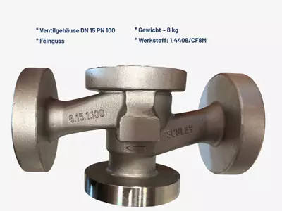 Ventilgehäuse DN15 PN 100